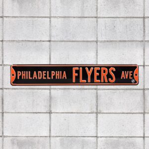 Philadelphia Flyers: Philadelphia Flyers Avenue - Officially Licensed NHL Metal Street Sign 36.0"W x 6.0"H by Fathead | 100% Ste