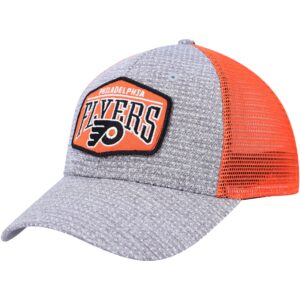 Men's Gray Philadelphia Flyers Ridgeview Snapback Hat