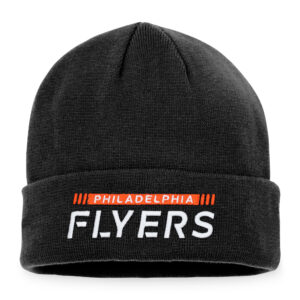 Men's Fanatics Branded Black Philadelphia Flyers Authentic Pro Rink Cuffed Knit Hat