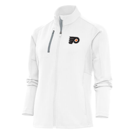 Women's Antigua White Philadelphia Flyers Special Edition 2.0 Generation Full-Zip Jacket