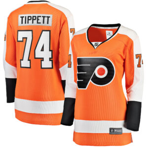 Women's Fanatics Branded Owen Tippett Orange Philadelphia Flyers Home Breakaway Player Jersey