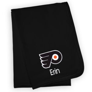 Infant Black Philadelphia Flyers Personalized Blanket