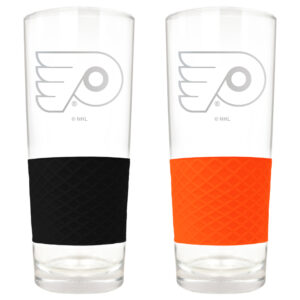 Philadelphia Flyers 22oz. Logo Score Pint Glass Two-Piece Set