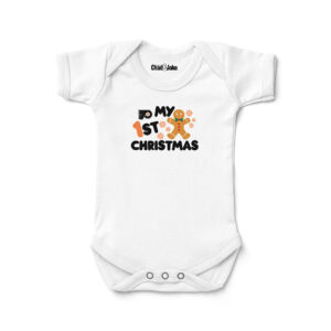 Newborn & Infant Chad & Jake White Philadelphia Flyers Gingerbread Christmas Bodysuit