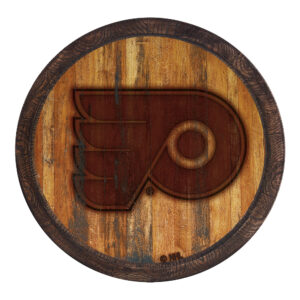 Philadelphia Flyers 21'' x 21'' Faux Barrel Top Sign