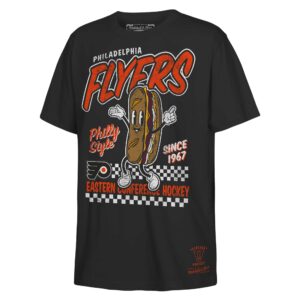 Youth Mitchell & Ness Black Philadelphia Flyers Concession Stand T-Shirt